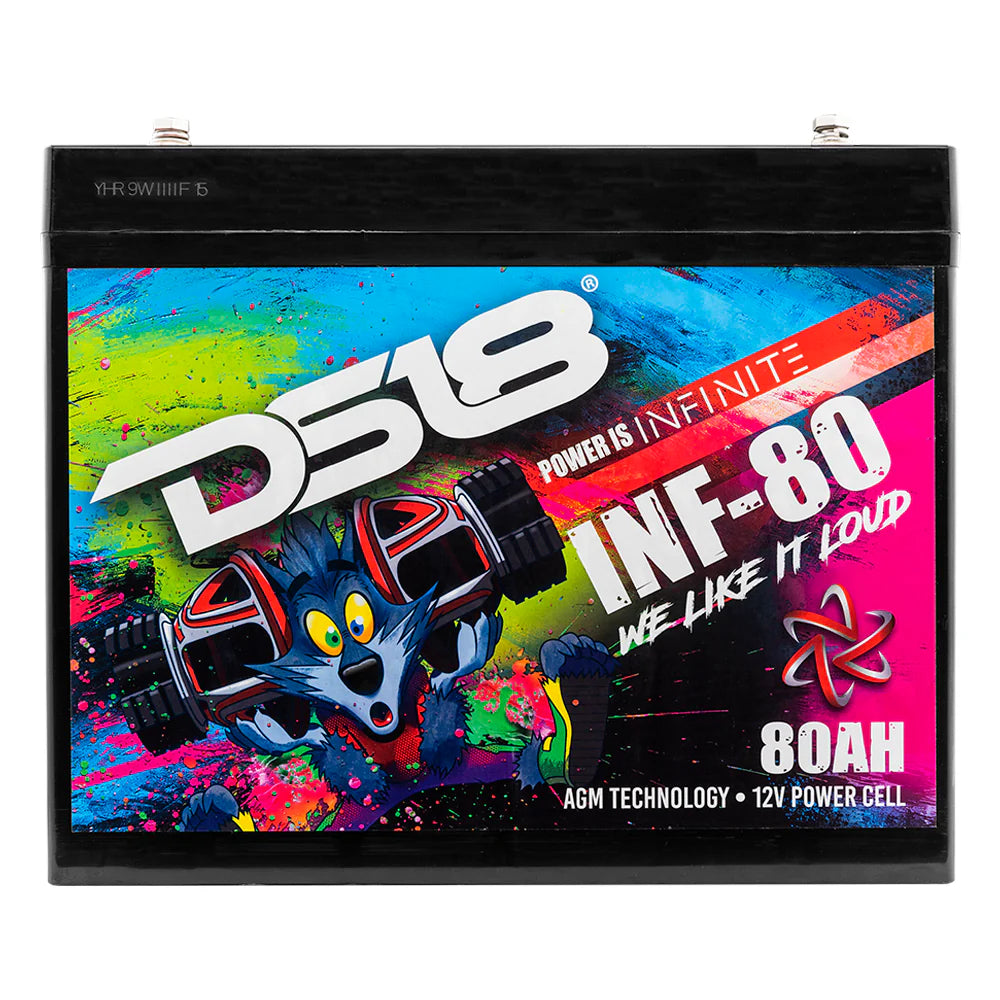 DS18 Infinite 80 AH AGM Power Cell 12v Battery DD-INF-80