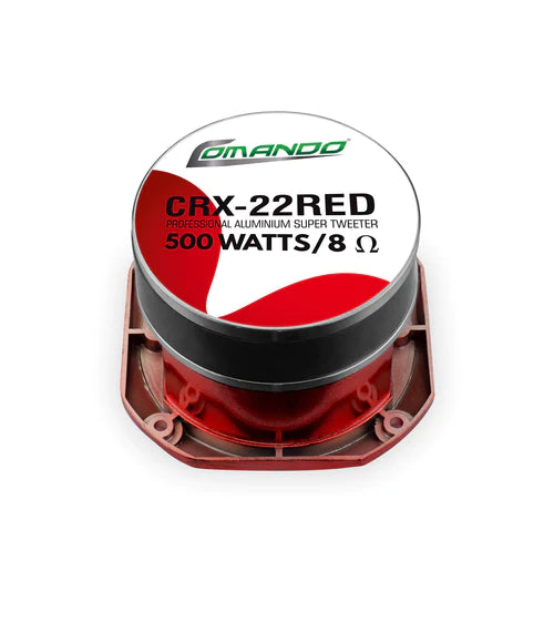 Comando audio Super Tweeter CRX-22RED | 1.5'' 500W MAX. | 8Ω
