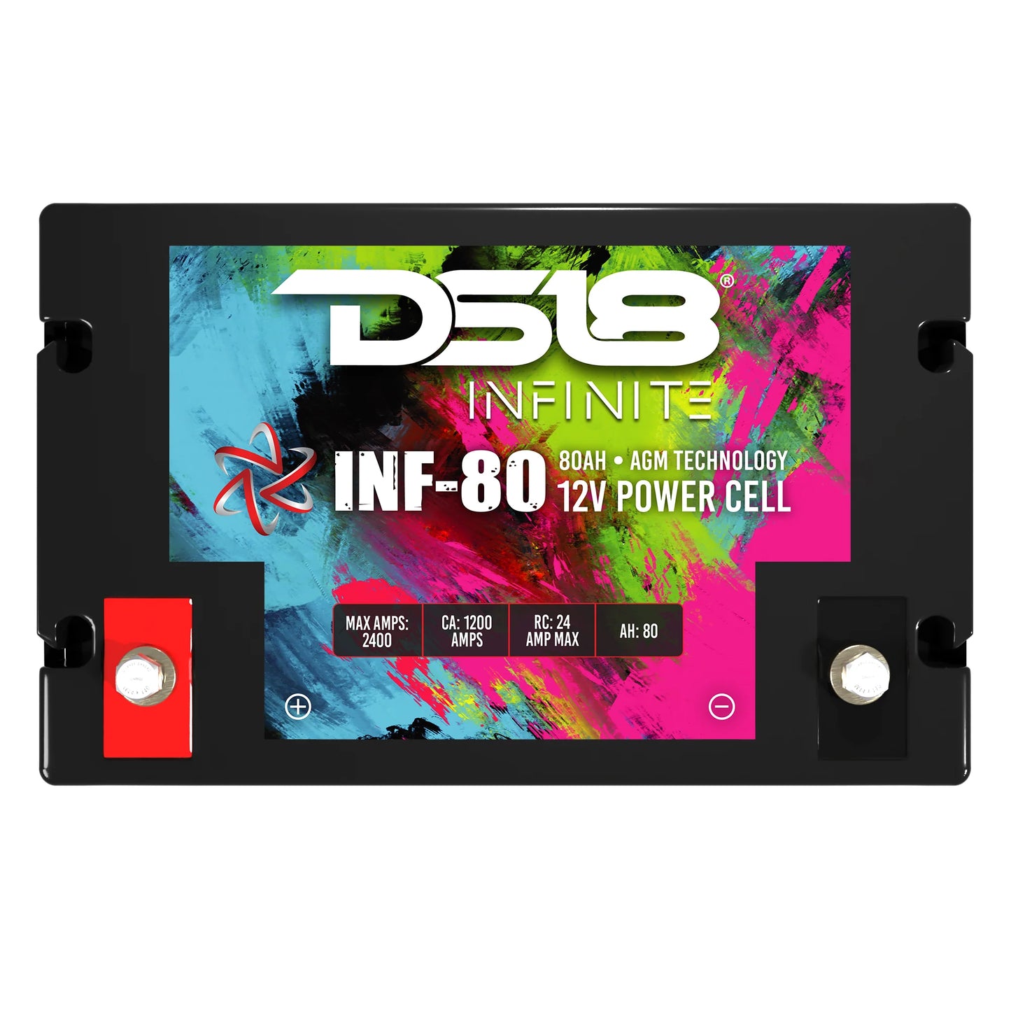 DS18 Infinite 80 AH AGM Power Cell 12v Battery DD-INF-80